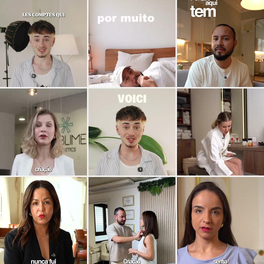 Conteúdo publicado nas redes